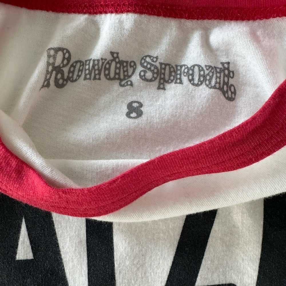 Rowdy Sprout Boys Matzah Ballin' Short Sleeve Tee White NWT - Picture 2 of 3